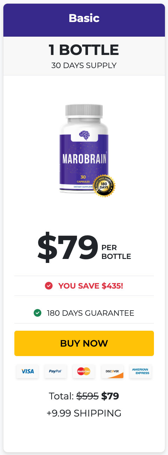marobrain buy now 1 bottle