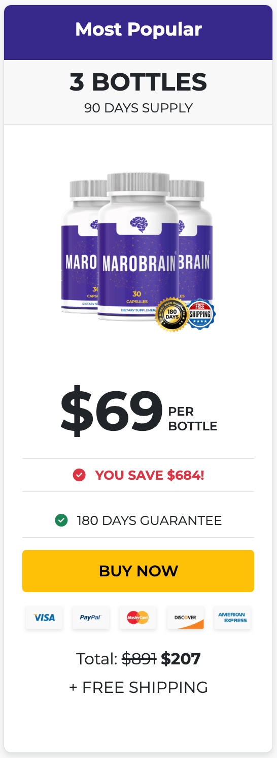 marobrain buy now 3 bottles